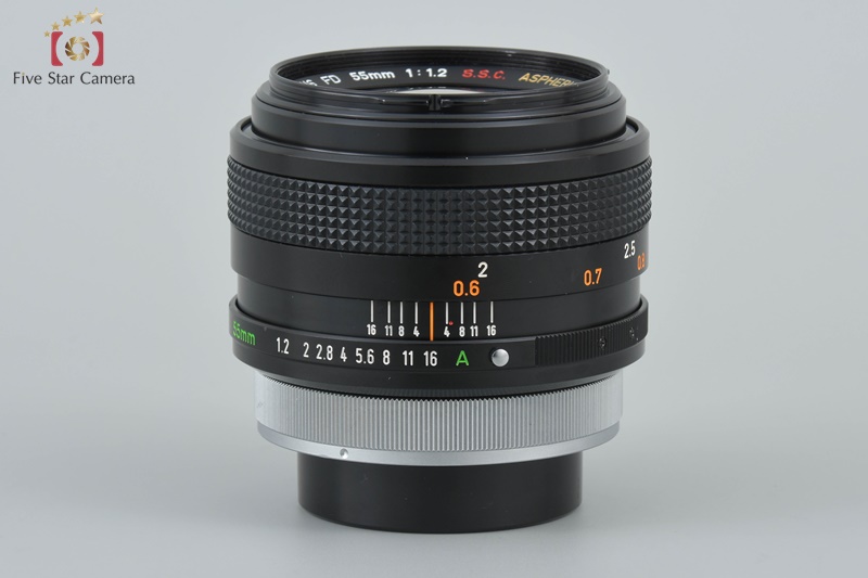 FD55mm F1.2 S.S.C. アスフェリカル Canon FD 55mm f1.2 SSC Aspherical ASPH SLR Lens Made In