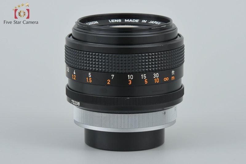 Very Good!! Canon FD 55mm f/1.2 S.S.C. ASPHERICAL 2025.01