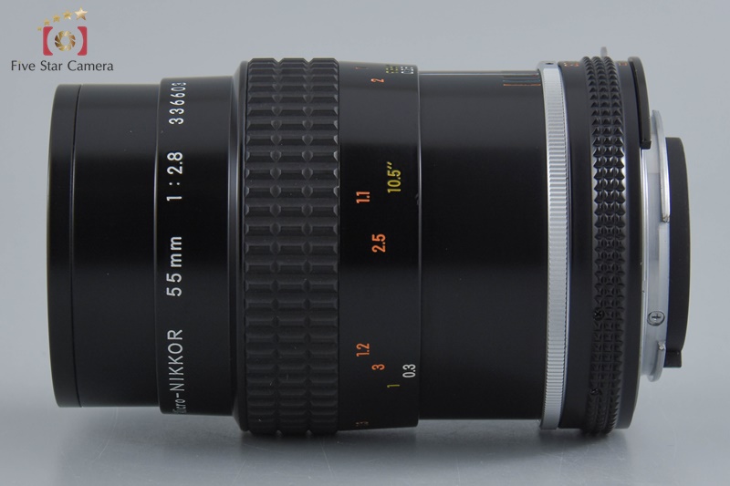 Nikon AI-S Micro-NIKKOR 55mm F2.8　 ＃20 Nikon Micro-Nikkor 55mm f2.8 AI-S Man. Focus Lens -Smooth