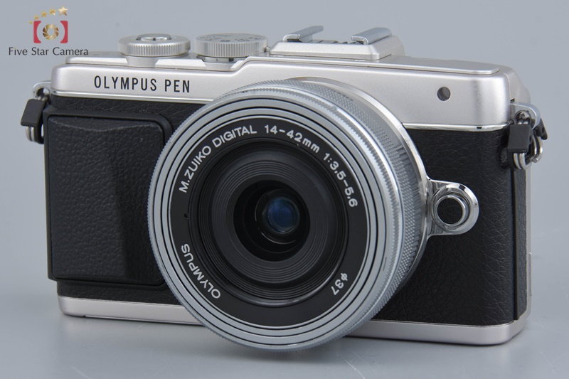 Excellent!! Olympus PEN Lite E-PL7 Silver 16.1 MP 14-42 EZ